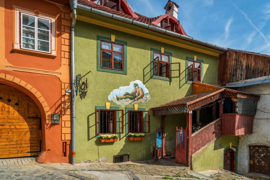 Sighisoara, Romania, A Traditional House
